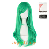 Kinky Curly Wigs for Women Side Bangs Micro Volume Wavy Long Cosplay Wig