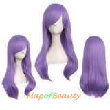 Kinky Curly Wigs for Women Side Bangs Micro Volume Wavy Long Cosplay Wig