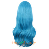 Side Bangs Natural Volume Long Curly Costume Cosplay Wigs