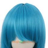 Side Bangs Natural Volume Long Curly Costume Cosplay Wigs