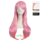 Side Bangs Natural Volume Long Curly Costume Cosplay Wigs