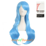 Side Bangs Natural Volume Long Curly Costume Cosplay Wigs