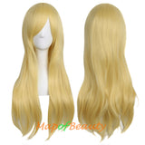 Side Bangs Natural Volume Long Curly Costume Cosplay Wigs