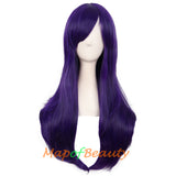 Side Bangs Natural Volume Long Curly Costume Cosplay Wigs