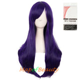 Side Bangs Natural Volume Long Curly Costume Cosplay Wigs