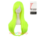 Side Bangs Natural Volume Long Curly Costume Cosplay Wigs