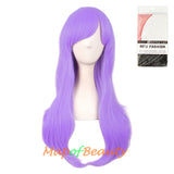 Side Bangs Natural Volume Long Curly Costume Cosplay Wigs