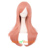 Side Bangs Natural Volume Long Curly Costume Cosplay Wigs