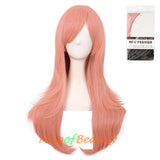 Side Bangs Natural Volume Long Curly Costume Cosplay Wigs