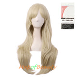 Side Bangs Natural Volume Long Curly Costume Cosplay Wigs