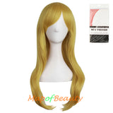 Side Bangs Natural Volume Long Curly Costume Cosplay Wigs