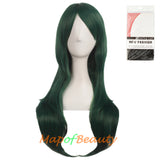 Side Bangs Natural Volume Long Curly Costume Cosplay Wigs