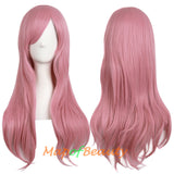 Side Bangs Natural Volume Long Curly Costume Cosplay Wigs