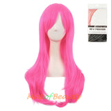 Side Bangs Natural Volume Long Curly Costume Cosplay Wigs