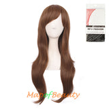 Side Bangs Natural Volume Long Curly Costume Cosplay Wigs