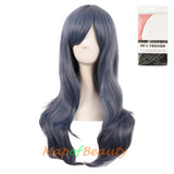 Side Bangs Natural Volume Long Curly Costume Cosplay Wigs