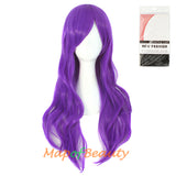 Side Bangs Natural Volume Long Curly Costume Cosplay Wigs