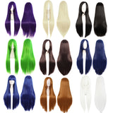 Natural Straight Wigs for Black Women Heat Resistant Synthetic Fiber Daily Use 31 Inch Medium Length Cosplay Wigs
