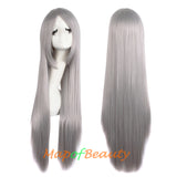 Natural Straight Wigs for Black Women Heat Resistant Synthetic Fiber Daily Use 31 Inch Medium Length Cosplay Wigs