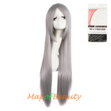 Natural Straight Wigs for Black Women Heat Resistant Synthetic Fiber Daily Use 31 Inch Medium Length Cosplay Wigs
