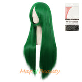 Natural Straight Wigs for Black Women Heat Resistant Synthetic Fiber Daily Use 31 Inch Medium Length Cosplay Wigs