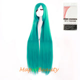 Multicolor Long Straight Party For Women 40 inch Synthetic Hair Replacement Wig