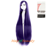 Multicolor Long Straight Party For Women 40 inch Synthetic Hair Replacement Wig