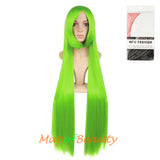 Multicolor Long Straight Party For Women 40 inch Synthetic Hair Replacement Wig