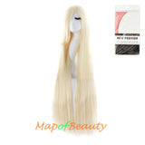 Multicolor Long Straight Party For Women 40 inch Synthetic Hair Replacement Wig