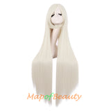 Multicolor Long Straight Party For Women 40 inch Synthetic Hair Replacement Wig