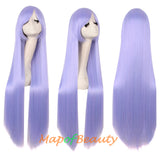 Multicolor Long Straight Party For Women 40 inch Synthetic Hair Replacement Wig