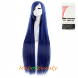 Multicolor Long Straight Party For Women 40 inch Synthetic Hair Replacement Wig