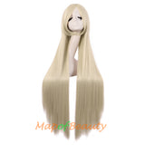 Multicolor Long Straight Party For Women 40 inch Synthetic Hair Replacement Wig