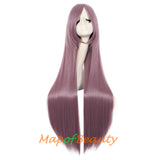 Multicolor Long Straight Party For Women 40 inch Synthetic Hair Replacement Wig