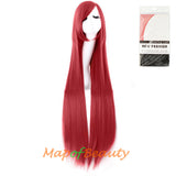 Multicolor Long Straight Party For Women 40 inch Synthetic Hair Replacement Wig