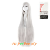 Multicolor Long Straight Party For Women 40 inch Synthetic Hair Replacement Wig