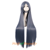 Multicolor Long Straight Party For Women 40 inch Synthetic Hair Replacement Wig