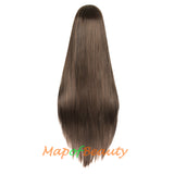 Cosplay Costume Anime Carve Bangs Long Straight Wigs High-temperature Fiber 40 Inch Wig