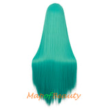 Cosplay Costume Anime Carve Bangs Long Straight Wigs High-temperature Fiber 40 Inch Wig