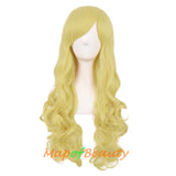 Lolita Lace Curly Wigs Tiger Cilp Horsetail Three-pieces Cosplay Anime Wigs