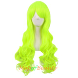 Lolita Lace Curly Wigs Tiger Cilp Horsetail Three-pieces Cosplay Anime Wigs