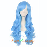 Lolita Lace Curly Wigs Tiger Cilp Horsetail Three-pieces Cosplay Anime Wigs