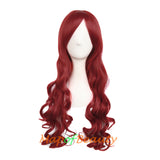 Lolita Lace Curly Wigs Tiger Cilp Horsetail Three-pieces Cosplay Anime Wigs