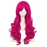 Lolita Lace Curly Wigs Tiger Cilp Horsetail Three-pieces Cosplay Anime Wigs