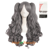 Lolita Lace Curly Wigs Tiger Cilp Horsetail Three-pieces Cosplay Anime Wigs