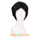 Short Curly Men Cosplay Wigs Women Colored Handsome Natural Hair