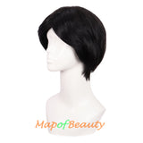 Short Curly Men Cosplay Wigs Women Colored Handsome Natural Hair