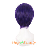 Short Curly Men Cosplay Wigs Women Colored Handsome Natural Hair