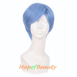 Short Curly Men Cosplay Wigs Women Colored Handsome Natural Hair