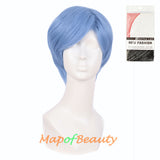 Short Curly Men Cosplay Wigs Women Colored Handsome Natural Hair